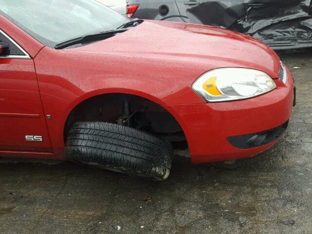 2G1WD58C779245767 - 2007 CHEVROLET IMPALA SUP 红色 照片 9