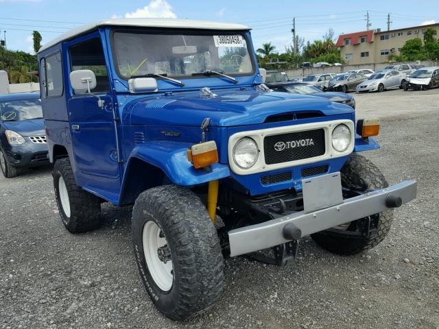 FJ40940665 - 1985 TOYOTA FJ40 BLUE photo 1