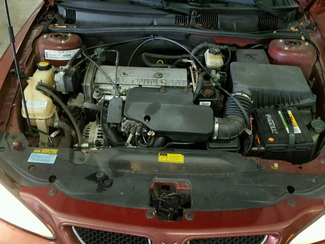 1G2NF52T51M638011 - 2001 PONTIAC GRAND AM S 红色 照片 7