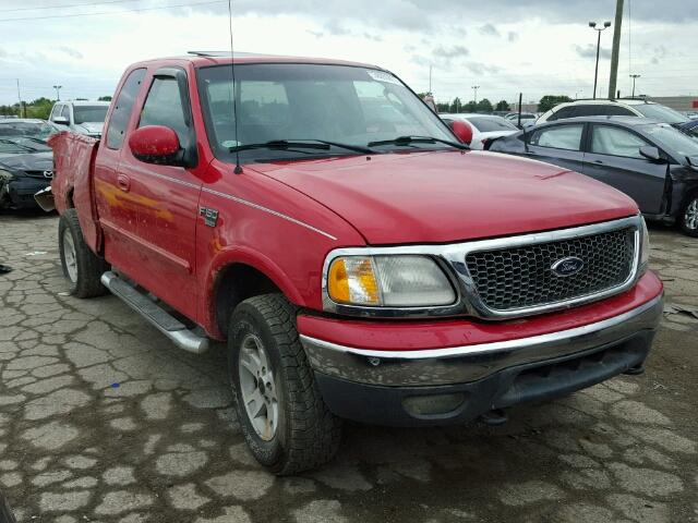 1FTRX18L22NB14496 - 2002 FORD F150 RED photo 1