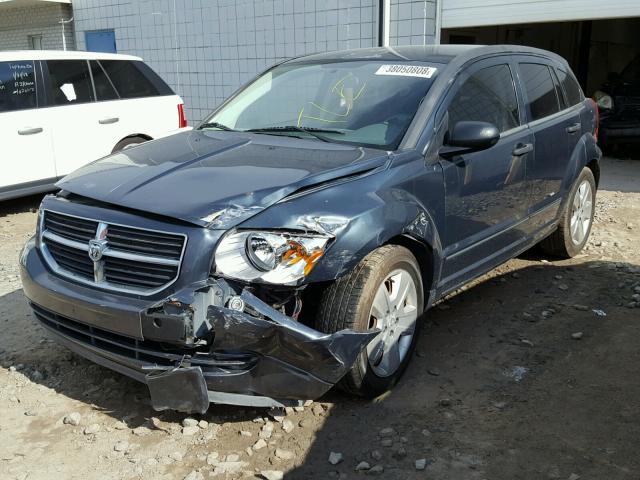 1B3HB48B37D149601 - 2007 DODGE CALIBER SX BLUE photo 2