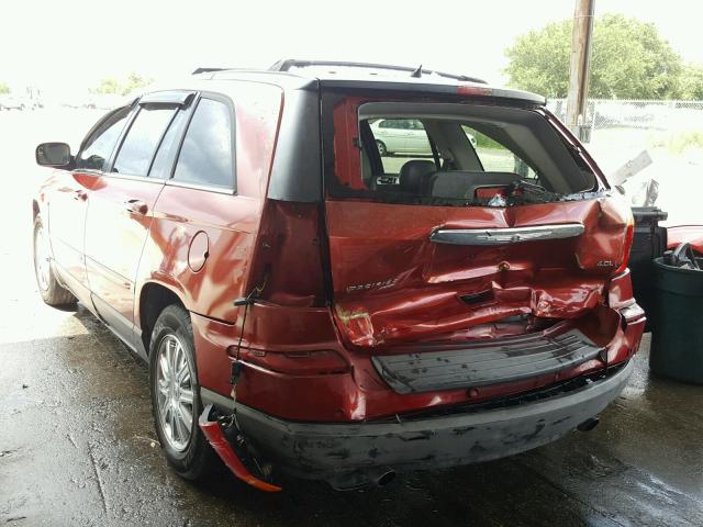 2A8GM68X67R179676 - 2007 CHRYSLER PACIFICA T RED photo 3