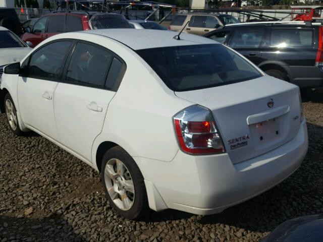 3N1AB61E27L721951 - 2007 NISSAN SENTRA 2.0 WHITE photo 3