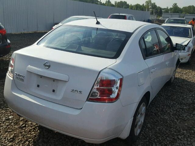 3N1AB61E27L721951 - 2007 NISSAN SENTRA 2.0 WHITE photo 4