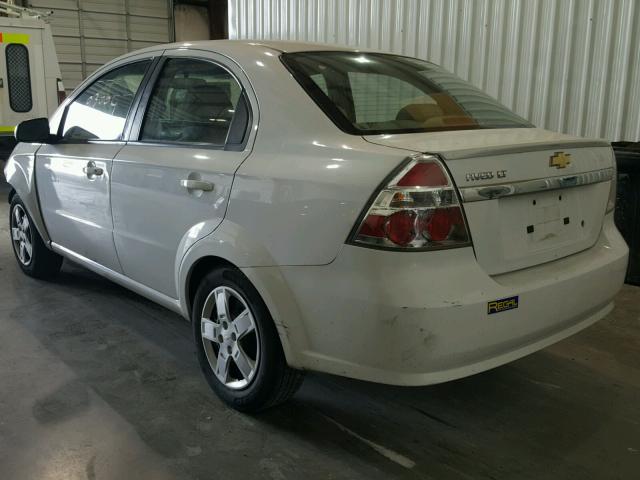 KL1TG5DEXBB117935 - 2011 CHEVROLET AVEO LT WHITE photo 3