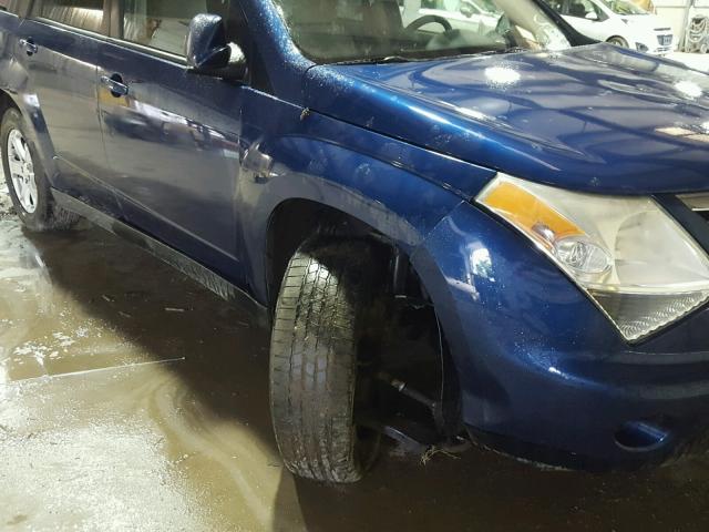 2S3DB217086123448 - 2008 SUZUKI XL7 BLUE photo 9