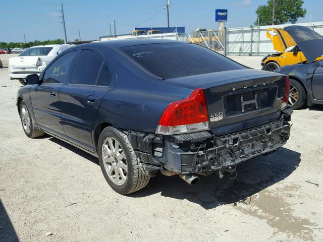 YV1RS592592722451 - 2009 VOLVO S60 2.5T BLUE photo 3