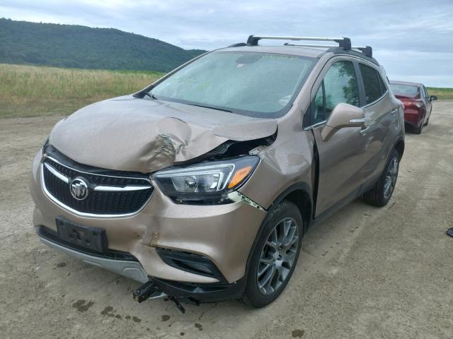 KL4CJ2SB0JB554305 - 2018 BUICK ENCORE SPO GOLD photo 2