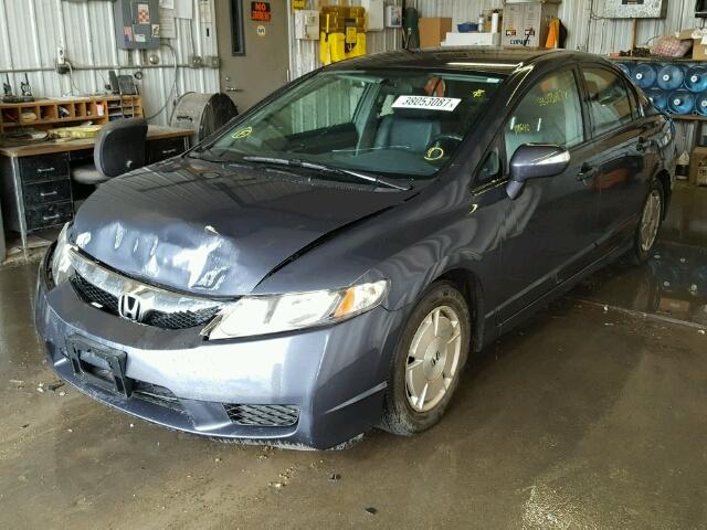 JHMFA36259S001825 - 2009 HONDA CIVIC CHARCOAL photo 2