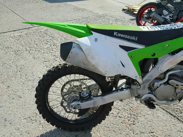 JKBKXTAC8HA003142 - 2017 KAWASAKI KX252 A GREEN photo 6