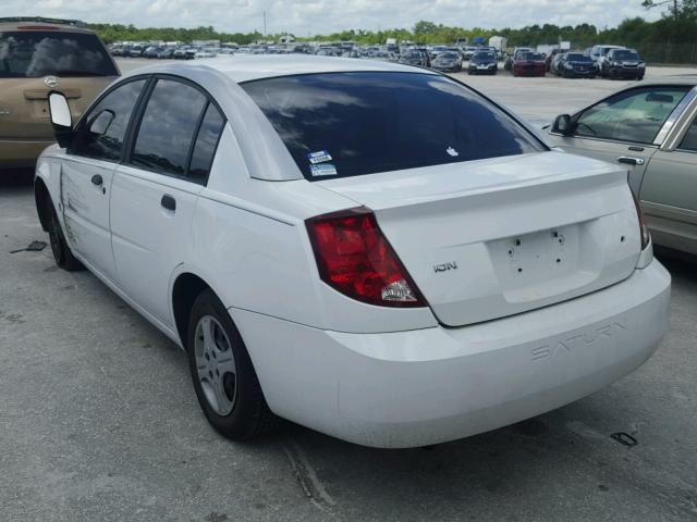1G8AG52F73Z144959 - 2003 SATURN ION LEVEL WHITE photo 3