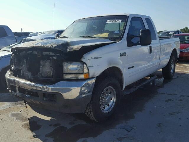 1FTNX20F02EC69784 - 2002 FORD F250 SUPER WHITE photo 2