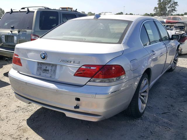 WBAHN83547DT68420 - 2007 BMW 750 SILVER photo 4