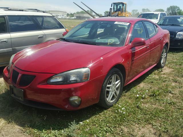 2G2WR554371167125 - 2007 PONTIAC GRAND PRIX RED photo 2