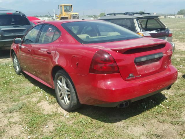 2G2WR554371167125 - 2007 PONTIAC GRAND PRIX RED photo 3