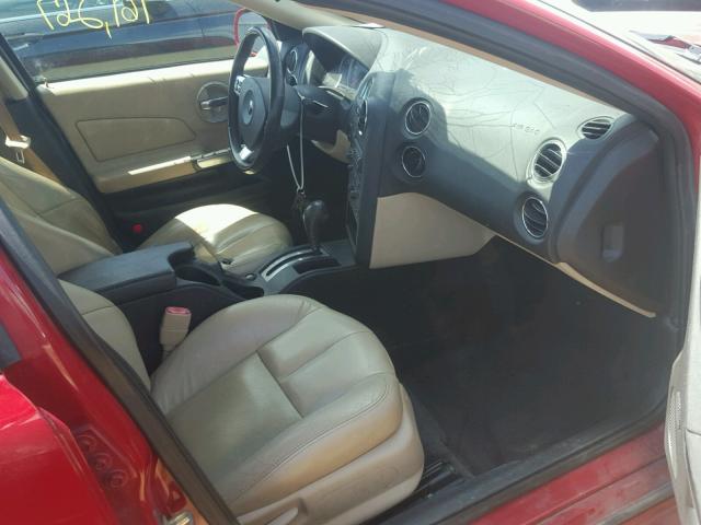 2G2WR554371167125 - 2007 PONTIAC GRAND PRIX RED photo 5