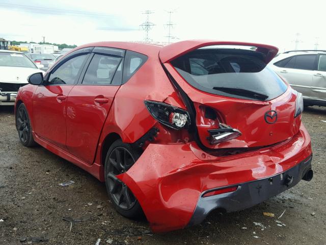 JM1BL1L3XD1736472 - 2013 MAZDA SPEED 3 RED photo 3