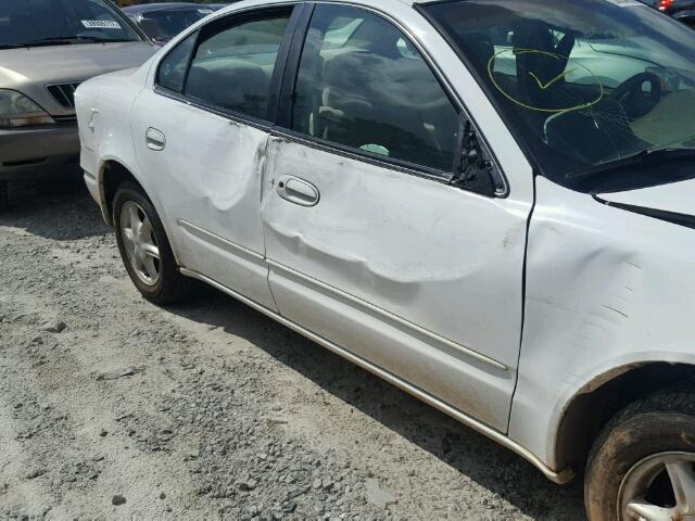 1G3NL52TXXC371774 - 1999 OLDSMOBILE ALERO WHITE photo 9