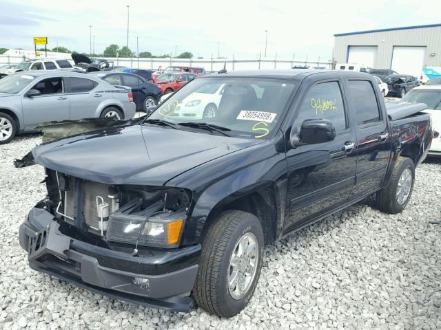 1GCDSCD94A8100577 - 2010 CHEVROLET COLORADO L BLACK photo 2