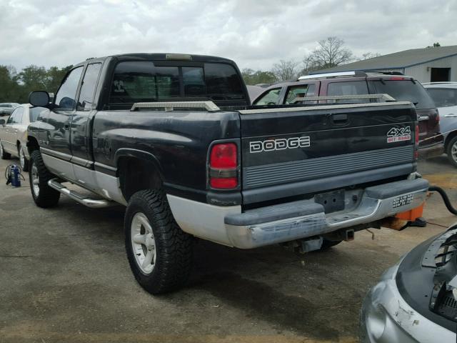 3B7HF13ZXYG154191 - 2000 DODGE RAM 1500 BLACK photo 3