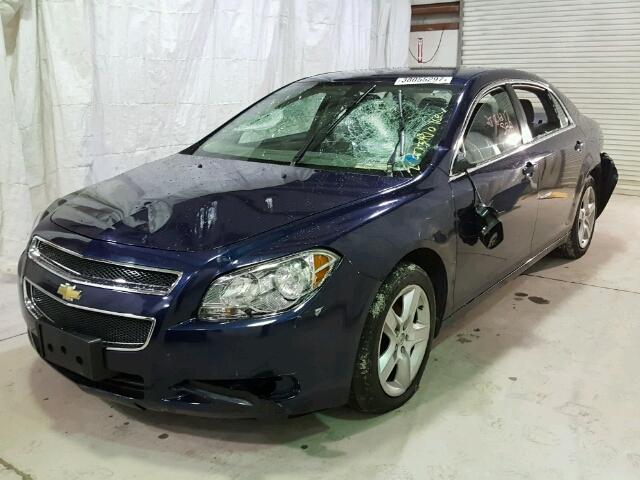 1G1ZA5E00CF232425 - 2012 CHEVROLET MALIBU LS BLACK photo 2