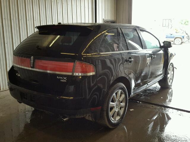 2LMDU88CX7BJ23266 - 2007 LINCOLN MKX AWD BLACK photo 4