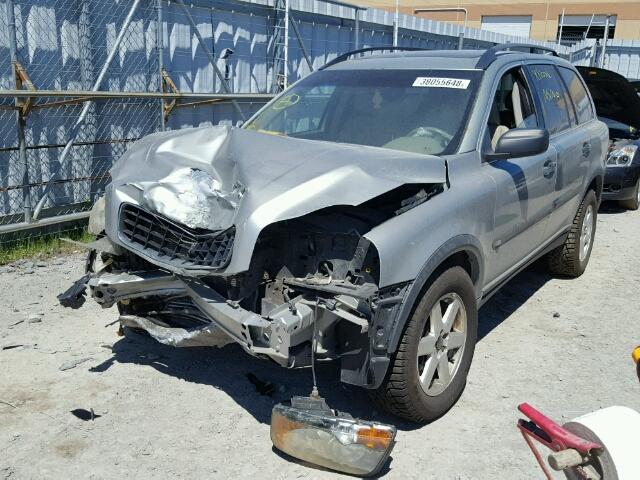 YV1CZ59H641062537 - 2004 VOLVO XC90 SILVER photo 2