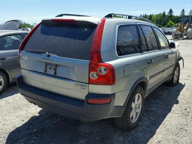 YV1CZ59H641062537 - 2004 VOLVO XC90 SILVER photo 4