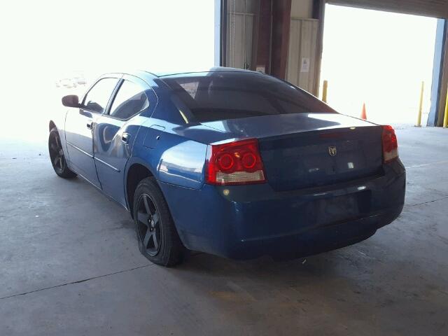 2B3KA43D69H523416 - 2009 DODGE CHARGER BLUE photo 3