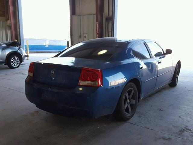 2B3KA43D69H523416 - 2009 DODGE CHARGER BLUE photo 4