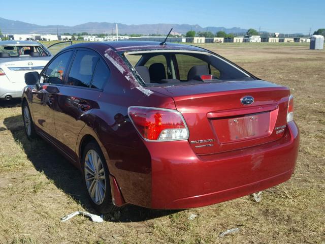 JF1GJAD66EH017318 - 2014 SUBARU IMPREZA PR RED photo 3