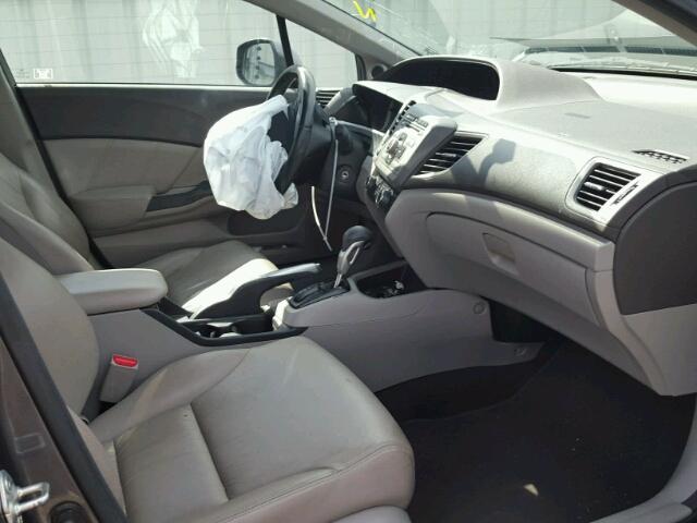19XFB2F90CE015826 - 2012 HONDA CIVIC EXL GRAY photo 5