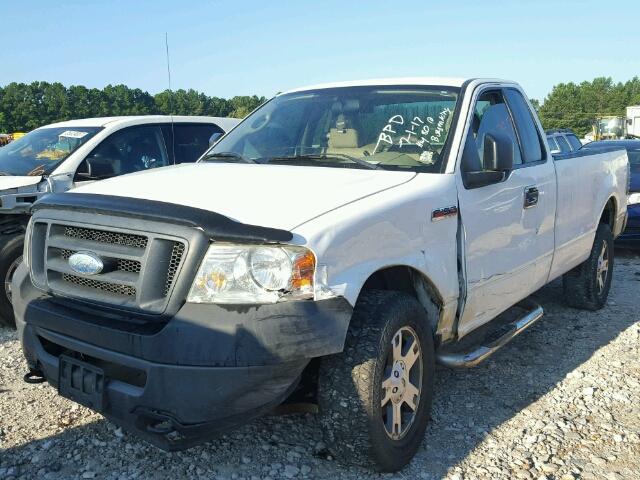 1FTRF14W28KB19193 - 2008 FORD F150 WHITE photo 2