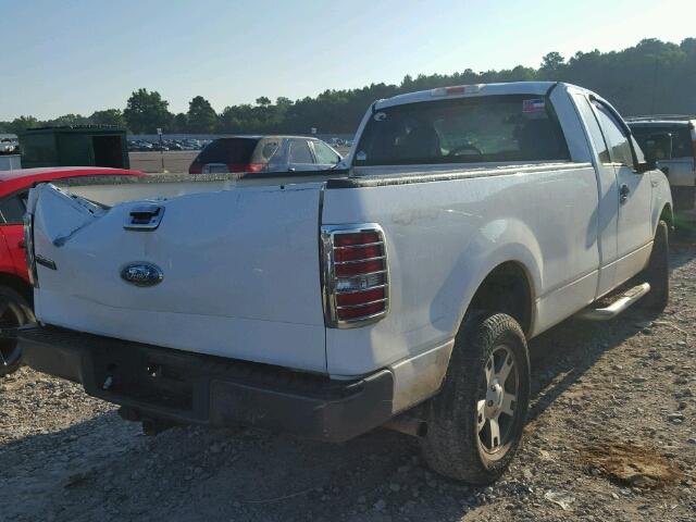 1FTRF14W28KB19193 - 2008 FORD F150 WHITE photo 4