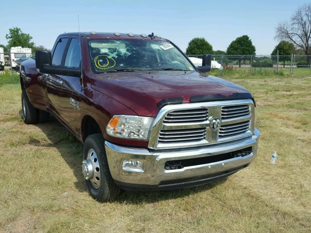 3C63RRHL5HG661284 - 2017 RAM 3500 SLT BURGUNDY photo 1