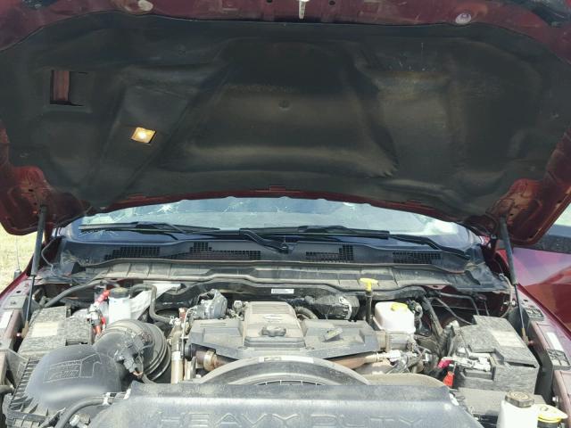 3C63RRHL5HG661284 - 2017 RAM 3500 SLT BURGUNDY photo 7