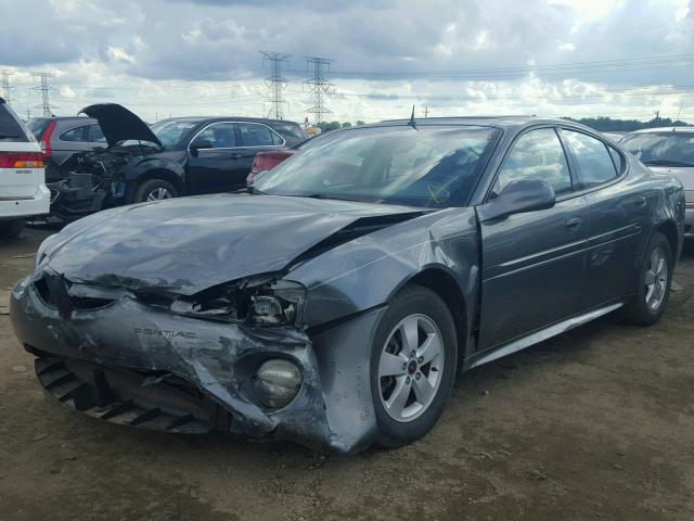 2G2WS522551176607 - 2005 PONTIAC GRAND PRIX GRAY photo 2