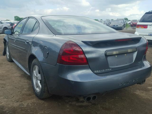2G2WS522551176607 - 2005 PONTIAC GRAND PRIX GRAY photo 3
