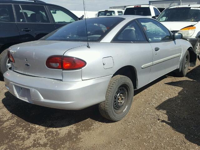 1G1JC124427146969 - 2002 CHEVROLET CAVALIER SILVER photo 4