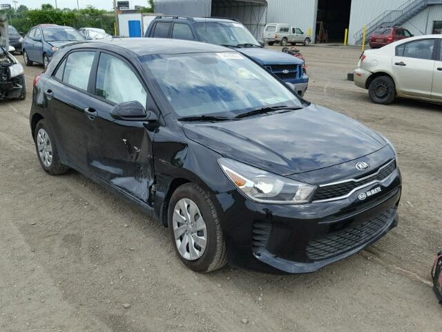 3KPA25AB2JE036907 - 2018 KIA RIO LX BLACK photo 1