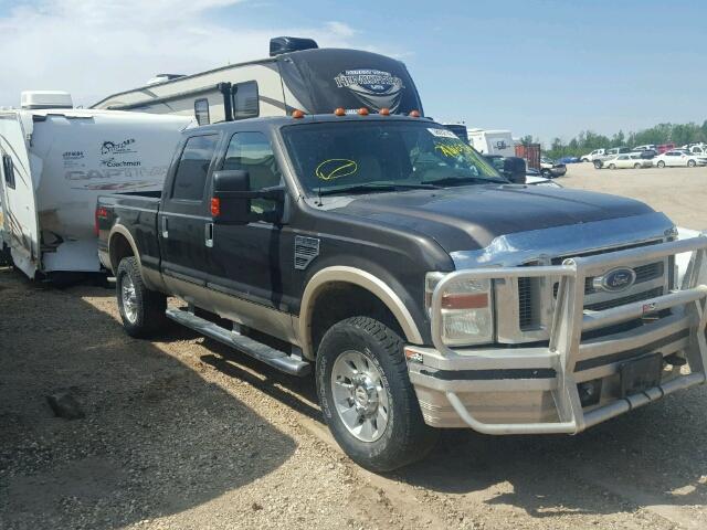 1FTSW21Y18EA61654 - 2008 FORD F250 SUPER BROWN photo 1