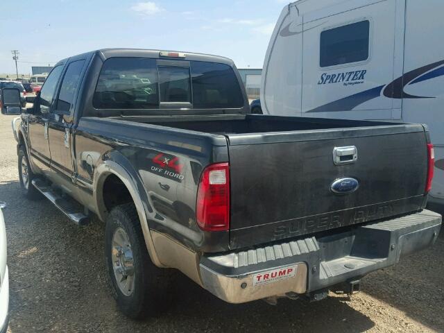 1FTSW21Y18EA61654 - 2008 FORD F250 SUPER BROWN photo 3