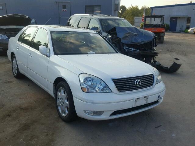 JTHBN30F030115393 - 2003 LEXUS LS 430 WHITE photo 1