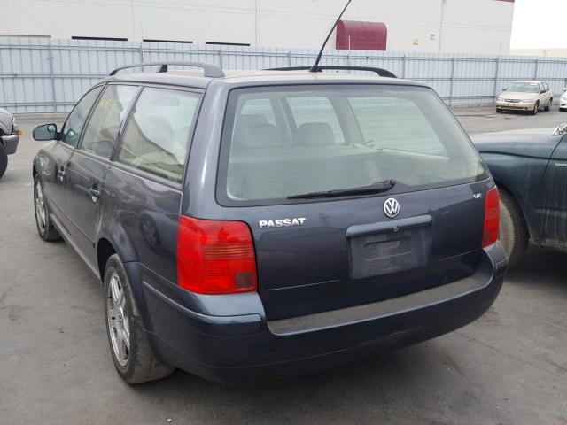 WVWVD23B6YE186158 - 2000 VOLKSWAGEN PASSAT GLX 绿色 照片 3