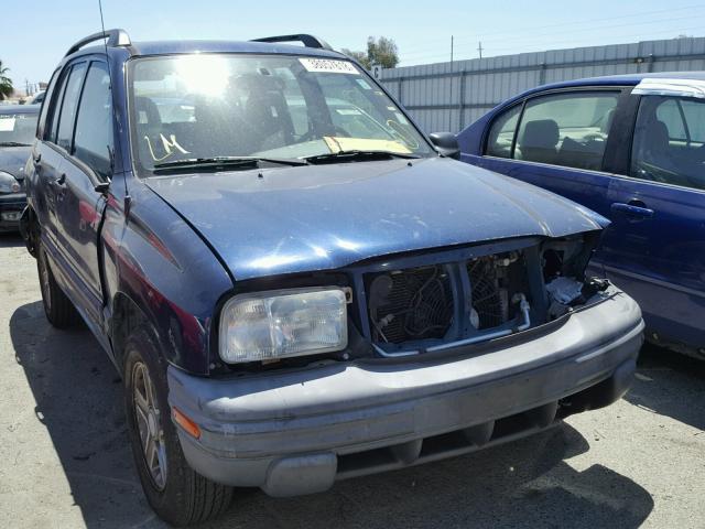 2CNBE13C336926437 - 2003 CHEVROLET TRACKER BLUE photo 1