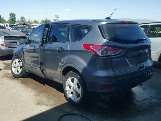 1FMCU0F75EUE57601 - 2014 FORD ESCAPE S GRAY photo 3