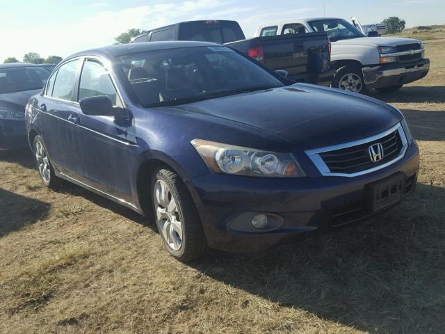 1HGCP26848A132011 - 2008 HONDA ACCORD EXL BLUE photo 1