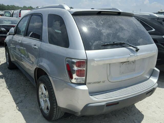 2CNDL63F966125702 - 2006 CHEVROLET EQUINOX LT SILVER photo 3