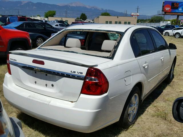 1G1ZT54835F221679 - 2005 CHEVROLET MALIBU LS WHITE photo 4