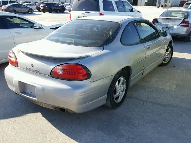 1G2WP12K6YF203143 - 2000 PONTIAC GRAND PRIX SILVER photo 4